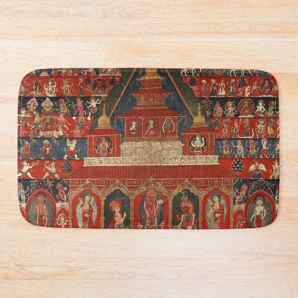 Item preview, Mandala 132 Rato Macchendranath Temple Nepal 1850 designed and sold by GuyBlank.