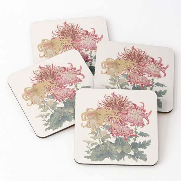 Item preview, Vintage Japanese Hasegawa Flowers Illustration designed and sold by TrulyEpoque.