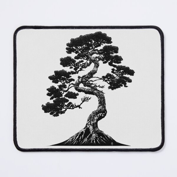 Item preview, Peaceful Black Bonsai Tree designed and sold by ArtoftheAdrift.