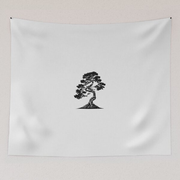 Item preview, Peaceful Black Bonsai Tree designed and sold by ArtoftheAdrift.