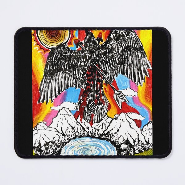 Item preview, Wounded Crow over Freeway designed and sold by Kaley Plaisted.