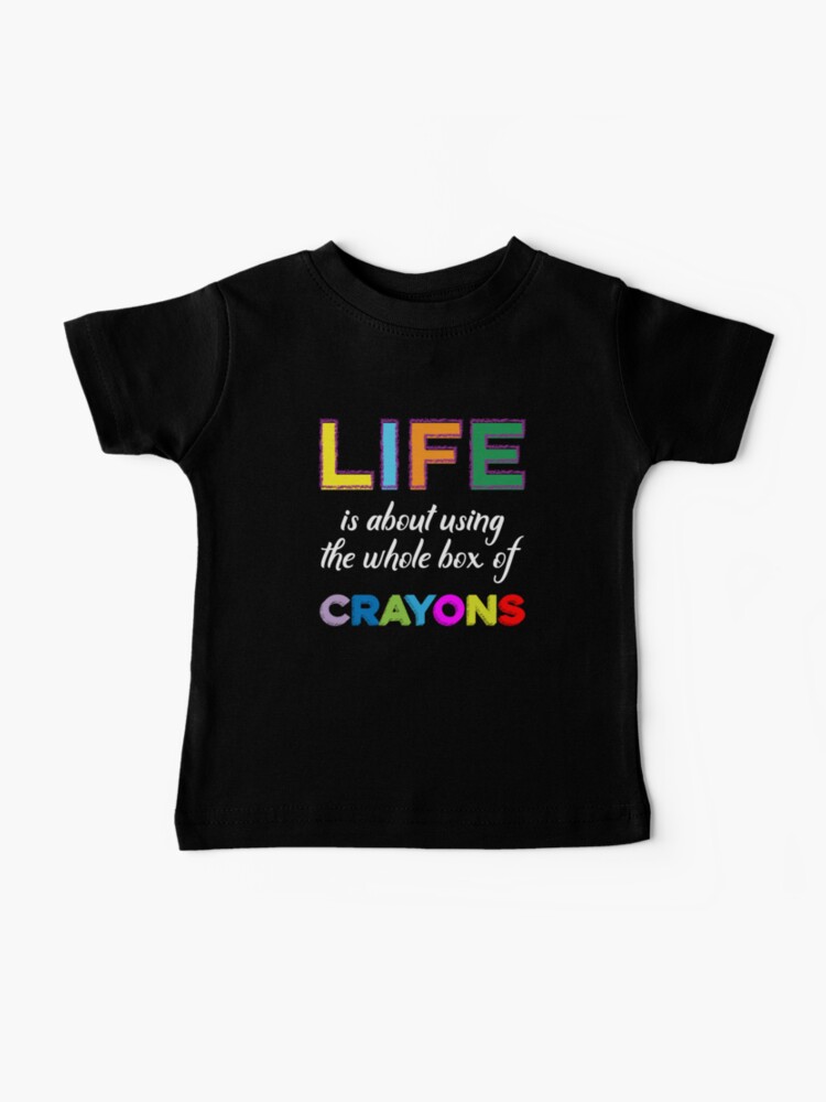 in A World Full of Crayons Be A Glitter Crayon Kids T-Shirt