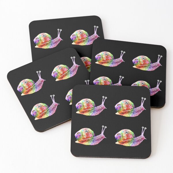 Item preview, Funky Colorful Rainbow Spectrum Cartoon Graffiti Snail Art Bundle Pack 2 designed and sold by Cawaiico.