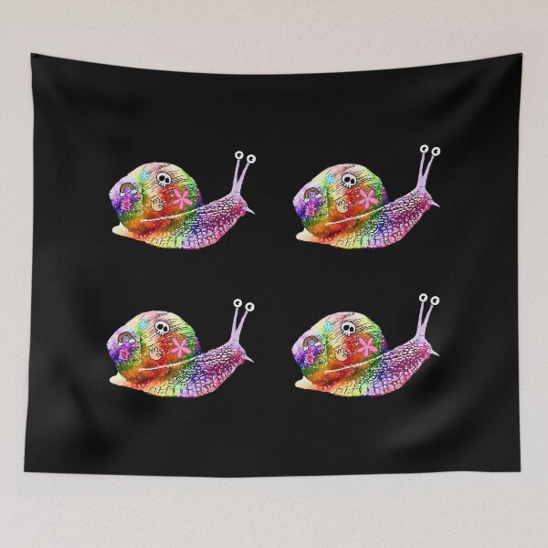 Item preview, Funky Colorful Rainbow Spectrum Cartoon Graffiti Snail Art Bundle Pack 2 designed and sold by Cawaiico.