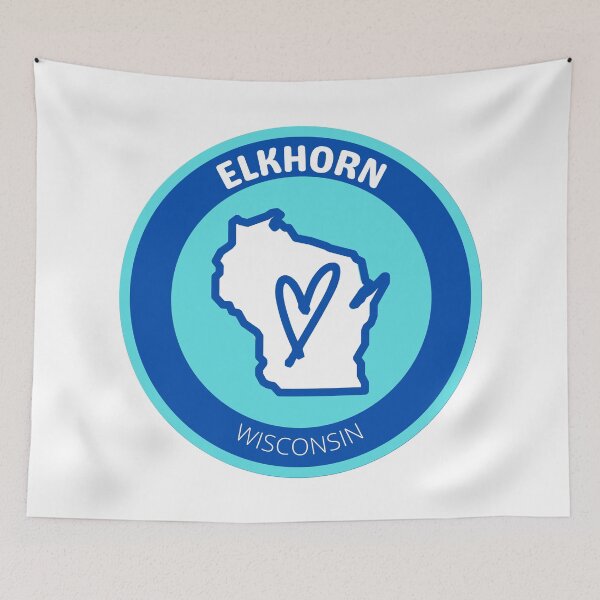 Item preview, ELKHORN WISCONSIN - BLUE LOVE designed and sold by jrno11.