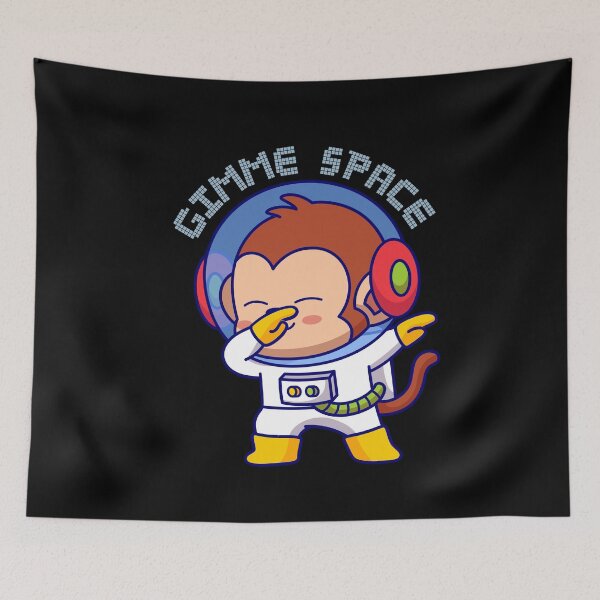 Item preview, Gimme Space Dabbing Astronaut Monkey designed and sold by Pixelish.