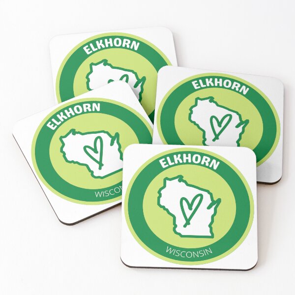 Item preview, ELKHORN WISCONSIN - GREEN LOVE designed and sold by jrno11.