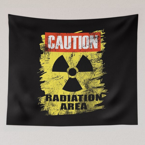 Item preview, Caution Radiation Hazard Nuclear Warning Sign funny t-shirt. designed and sold by US50.