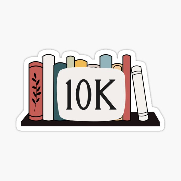 Item preview, 10 Thousand Word Count NaNoWriMo Sticker Design designed and sold by KeelasChronicle.