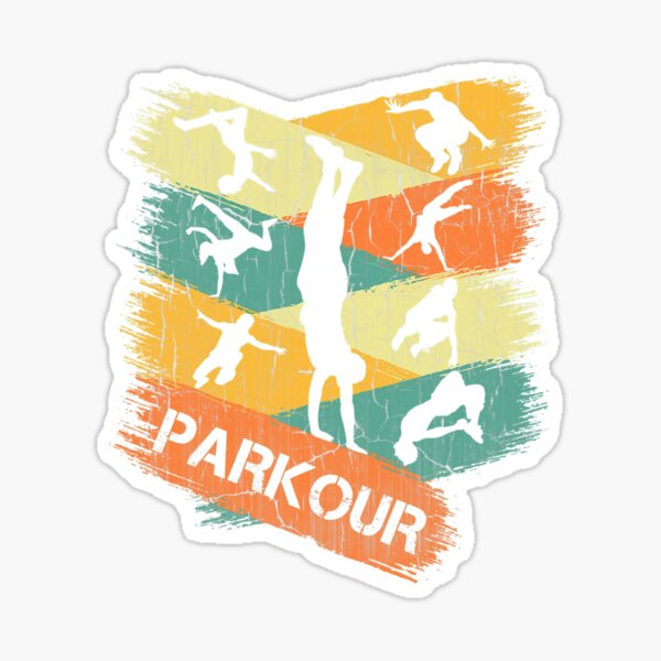 Item preview, Retro Parkour Shirt for Boys Silhouette Vintage Free Running designed and sold by eminentjournal9.