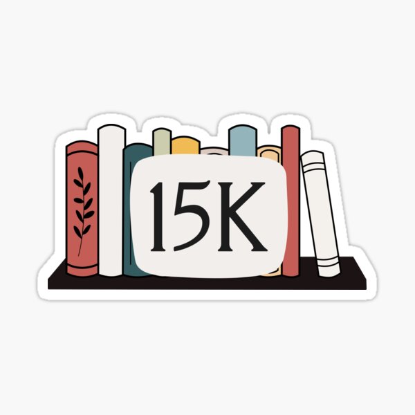 Item preview, 15 Thousand Word Count NaNoWriMo Sticker Design designed and sold by KeelasChronicle.