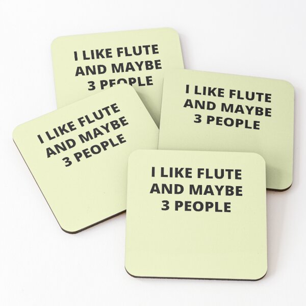 Item preview, I Like Flute And Maybe 3 People For Flute Player And Orchestra Musicians As A Jazz Flutist designed and sold by Funwithmusic.
