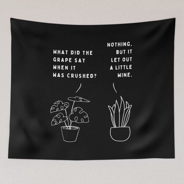 Item preview, Plant joke - What did the grape say when it was crushed?  designed and sold by ani-eni.