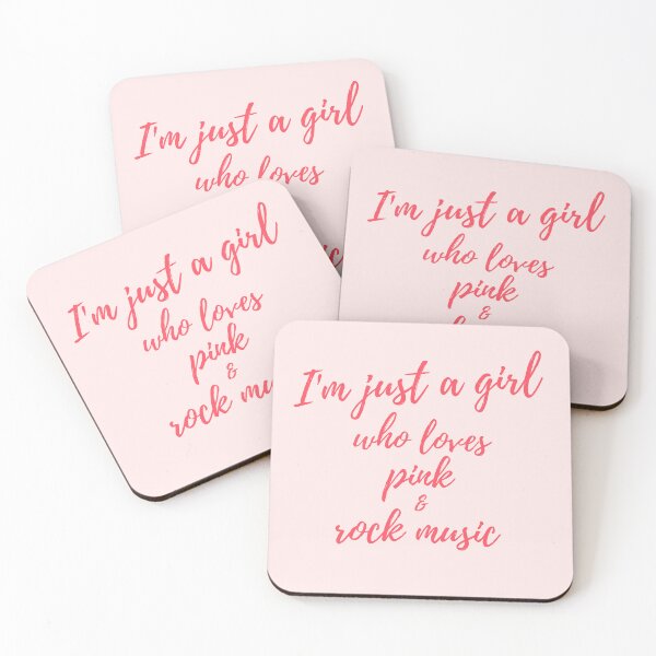 Item preview, I'm just a girl who loves pink and rock music. designed and sold by Apkdesigner.