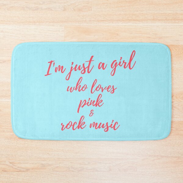 Item preview, I'm just a girl who loves pink and rock music. designed and sold by Apkdesigner.