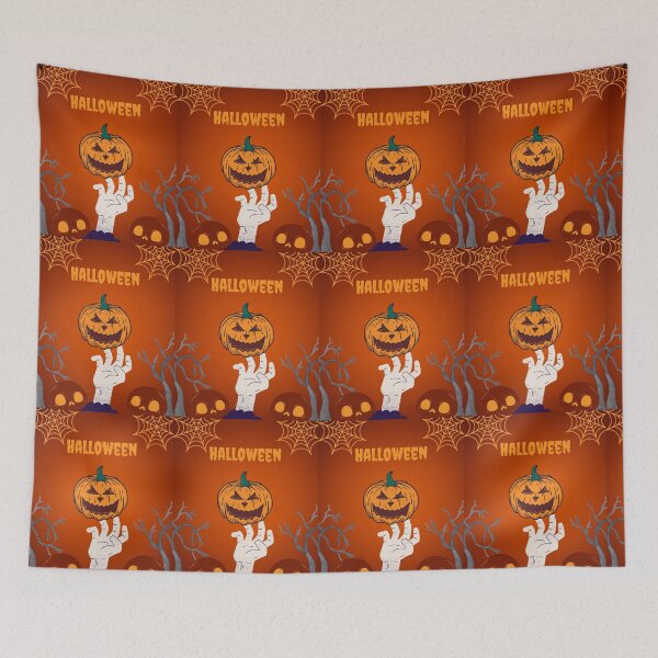 Item preview, halloween scary evil pumpkin funny pumpkin head designed and sold by KushanXs.