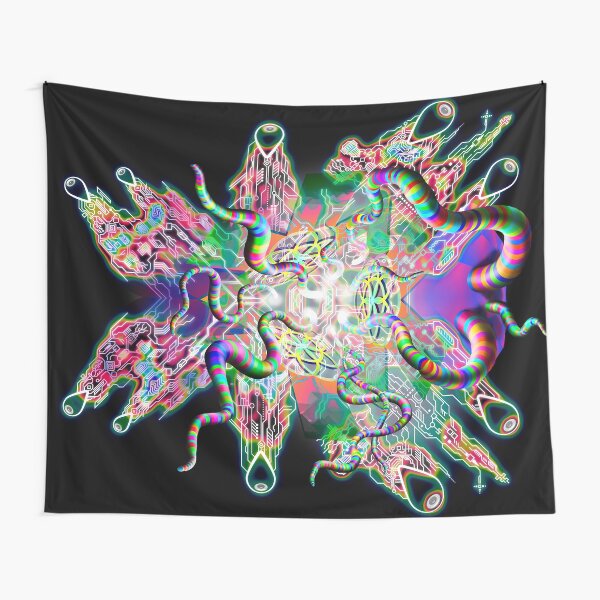 Geomatrix Circuits Tapestry