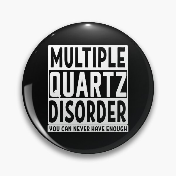 Item preview, Multiple quartz disorder you can never have enough quartz mineral rock collector gift designed and sold by MetalicBabe.
