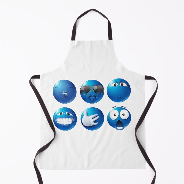 Item preview, Blue Emoji designed and sold by pun-yetuh.