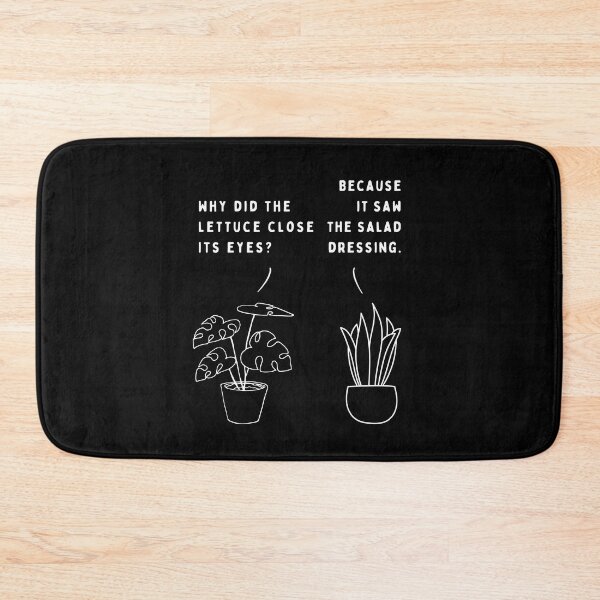 Item preview, Plant joke - Why did the lettuce close its eyes?  designed and sold by ani-eni.