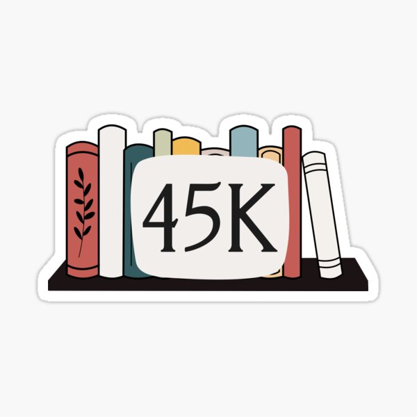 Item preview, 45 Thousand Word Count NaNoWriMo Sticker Design designed and sold by KeelasChronicle.