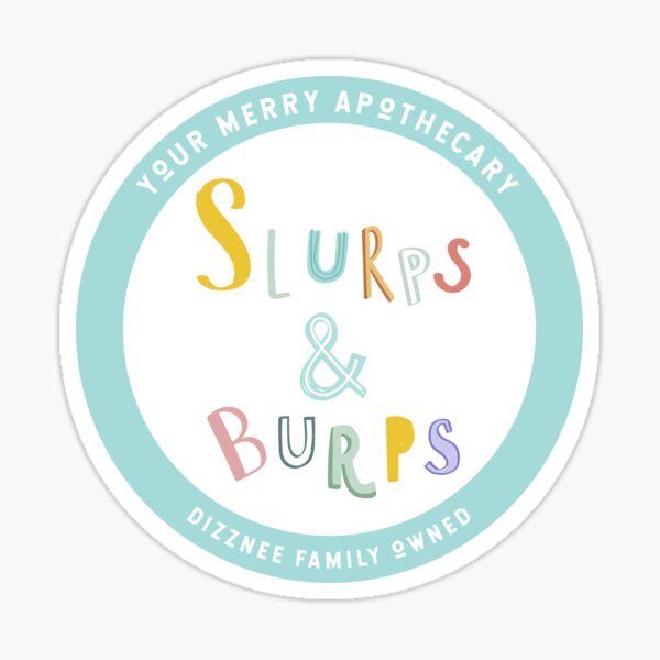 Slurps & Burps: Your merry apothecary Sticker