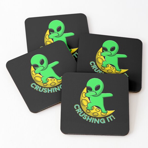 Item preview, Crushing it Dabbing Alien designed and sold by Pixelish.