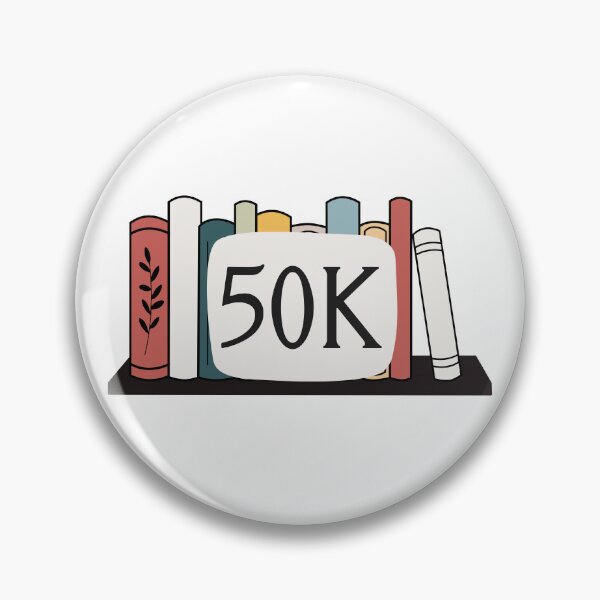 Item preview, 50 Thousand Word Count NaNoWriMo Sticker Design designed and sold by With Graceful Purpose.