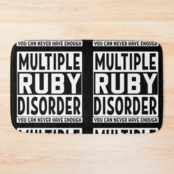 Item preview, Multiple ruby disorder you can never have enough gemstone mineral rock collector gift designed and sold by MetalicBabe.