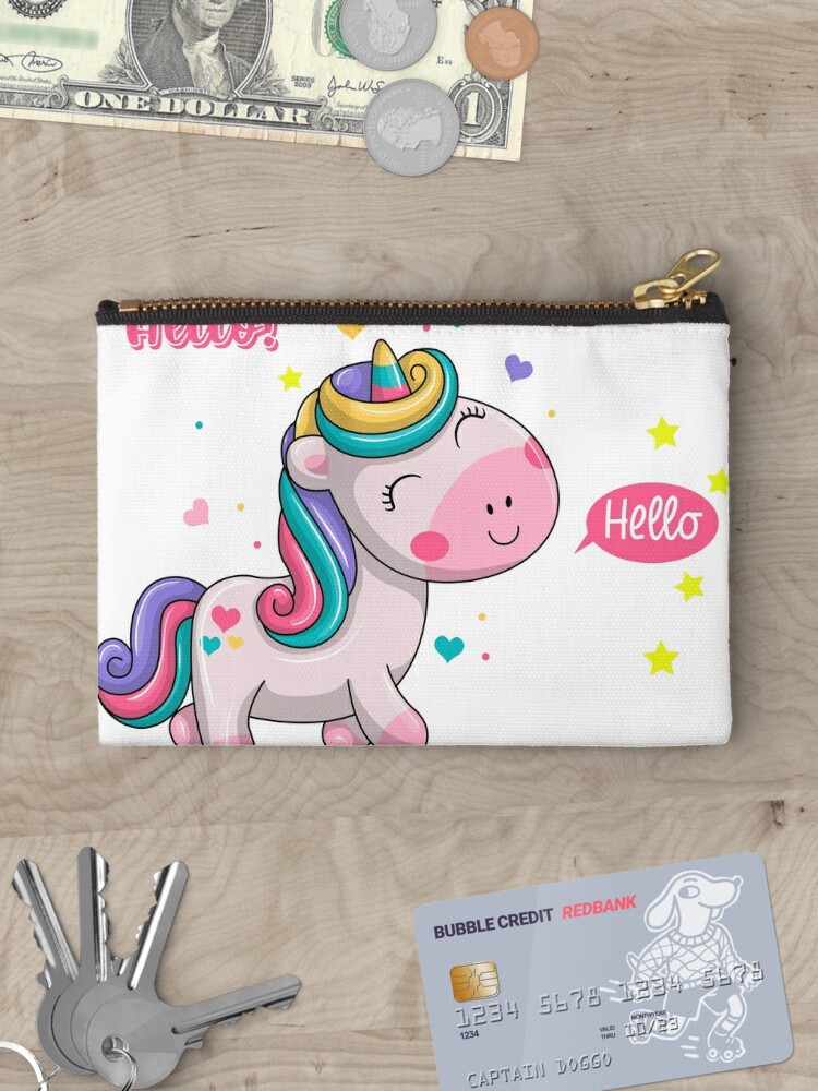 Discover Kuromi Strawberry Hello Hello Unicorn Classic Art Makeup Bag