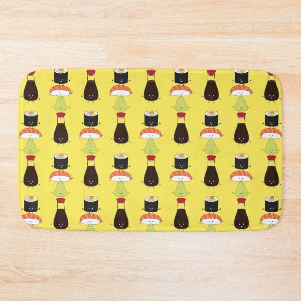 Item preview, Sushi (maki roll, salmon nigiri, wasabi, soy sauce) | by queenie's cards designed and sold by queeniescards.