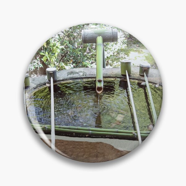 Item preview, Beautiful Calm Zen Fountain Kyoto Garden Japan designed and sold by XIX361ART.
