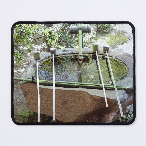 Item preview, Beautiful Calm Zen Fountain Kyoto Garden Japan designed and sold by XIX361ART.