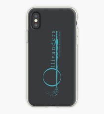 Ollivanders Logo in Blue iPhone Case