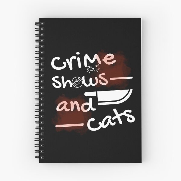 Item preview, Crime Shows and Cats Funny True Criminal Murder TV Show Fan Lover  designed and sold by mariejosee22.