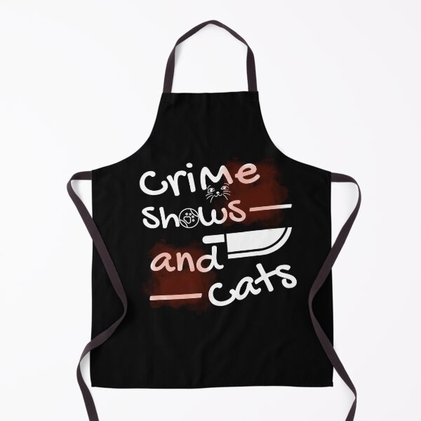 Item preview, Crime Shows and Cats Funny True Criminal Murder TV Show Fan Lover designed and sold by mariejosee22.