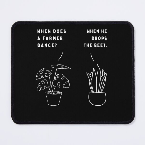 Item preview, Plant joke - When does a farmer dance?  designed and sold by ani-eni.