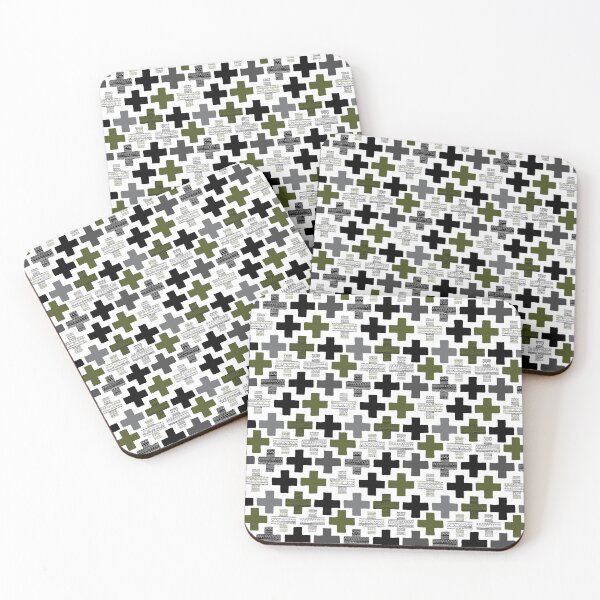 Artikelvorschau, Geometric Cross - Army Green entworfen und verkauft von Rainbows Galore.