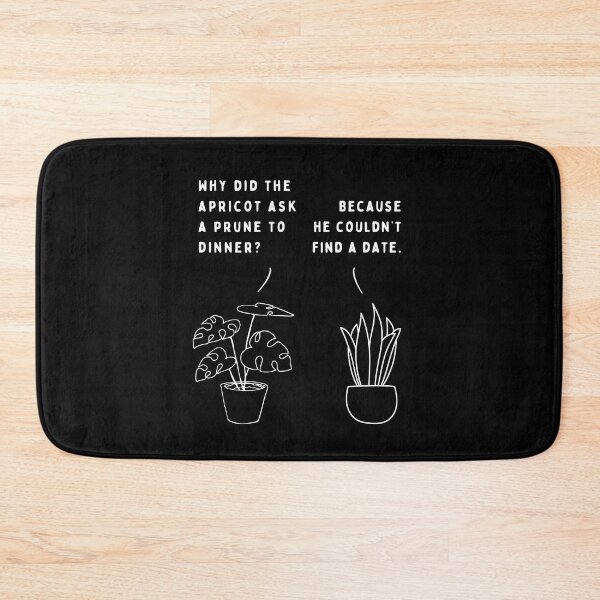 Item preview, Plant joke - Why did the apricot ask a prune to dinner?  designed and sold by ani-eni.