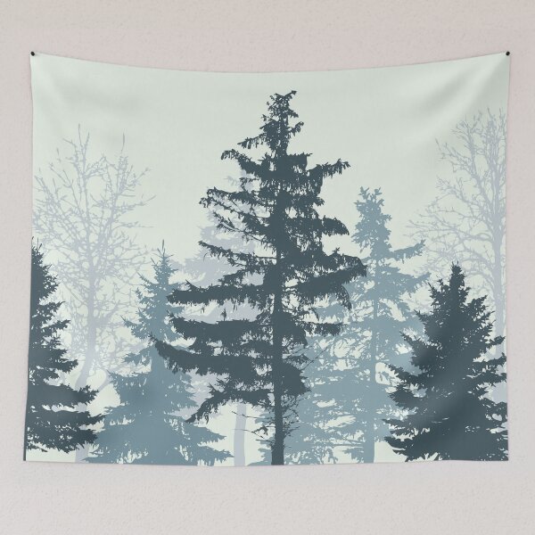 Item preview, Trees in the Mist designed and sold by deepgoa.
