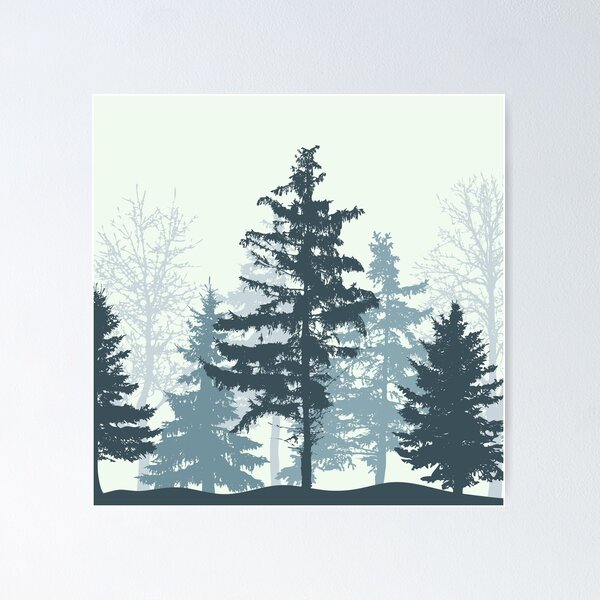 Item preview, Trees in the Mist designed and sold by deepgoa.
