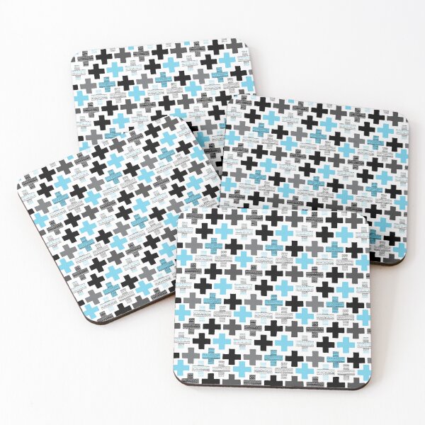 Artikelvorschau, Geometric Cross - Blue entworfen und verkauft von Rainbows Galore.