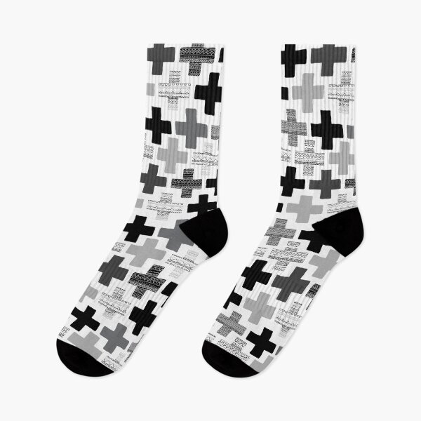 Artikelvorschau, Geometric Cross - Grey entworfen und verkauft von Rainbows Galore.