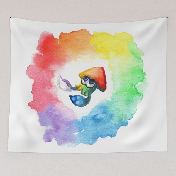 Item preview, Be Proud, Squid Kid - Rainbow Pride Inkling designed and sold by fugitiverabbit.