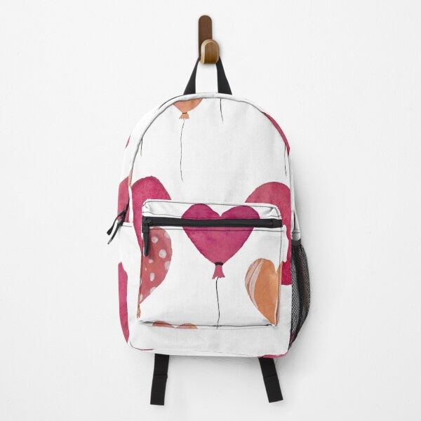Item preview, Word love balloons watercolor illustration designed and sold by Yana Mustafina | Boho Soulful Designs.