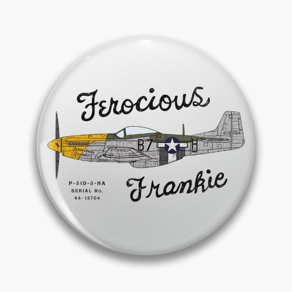 Item preview, P-51 Mustang - Ferocious Frankie designed and sold by 909 Apparel®.