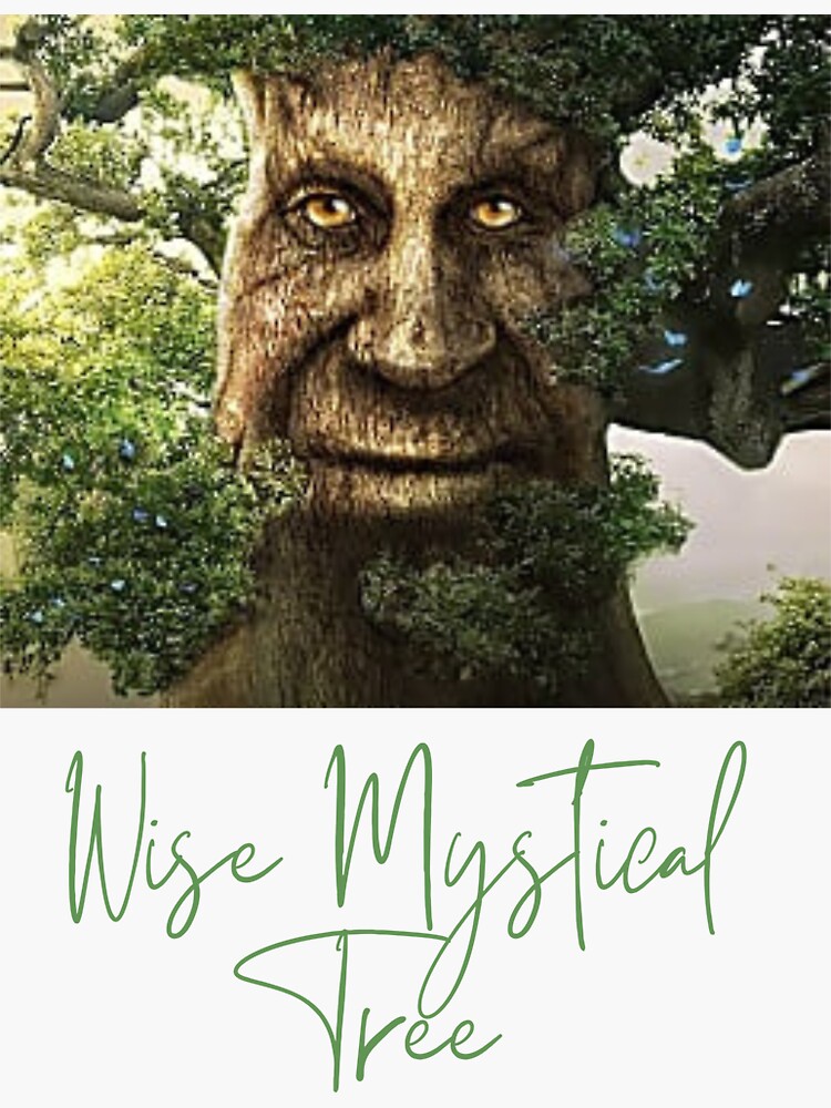 Wise Mystical Tree Stickers for Sale