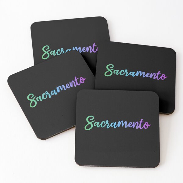 Item preview, Sacramento - California - rainbow name of city - American city designed and sold by ALLURE-minimal.