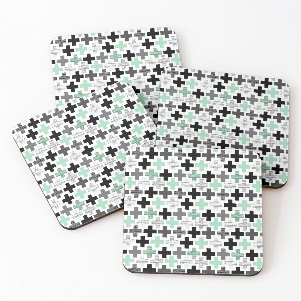 Artikelvorschau, Geometric Cross - Mint entworfen und verkauft von Rainbows Galore.