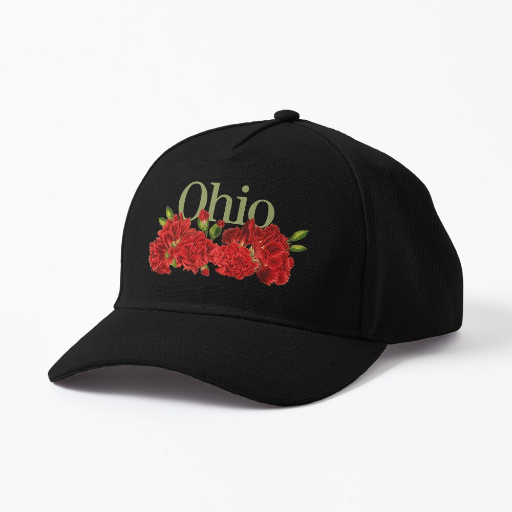 Ohio Red Carnations State Flower  Ohio State Gifts Poster for